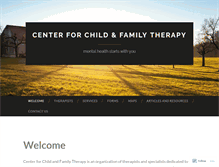 Tablet Screenshot of ccftherapy.com